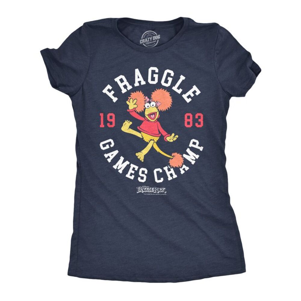 Womens T Shirt Fraggle Games Champ Jim Henson's Fraggle Rock Tee